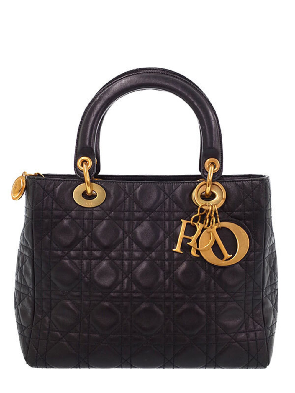 Christian Dior Cannage Quilted Lady Dior 2way bag